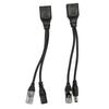 12V POE Splitter Adapter Stable Easy To Install Plug and Play Waterproof POE Splitter Adapter Male Female for IP Camera