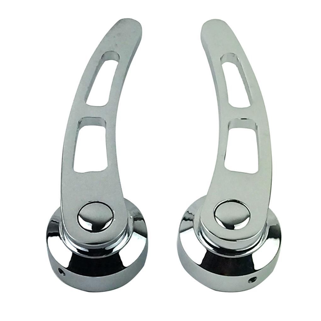 1 пара сменных дверных ручек для Hot Rod Kustom Chevy Ford Chrysler 4 1/4" комплект хромированных алюминиевых заготовок