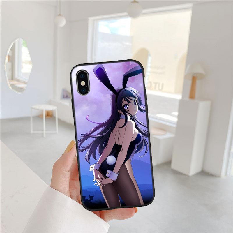PP12 Милый Зайчик Девочка Аниме Мягкий Чехол для Телефона для Redmi Note 8 9 Pro Max 9S 9T 9C NFC 8T 8A 10A A4