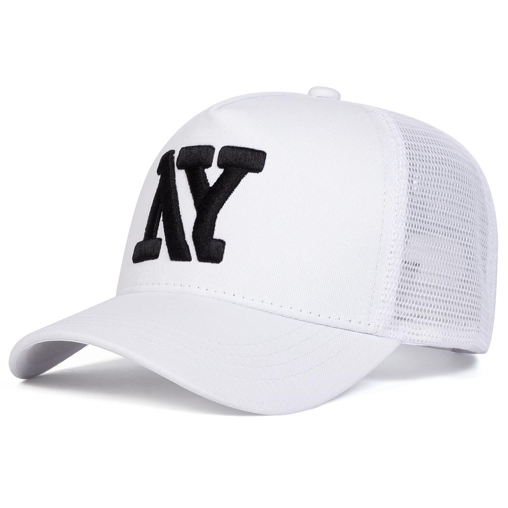 Unisex Letter Embroidery Baseball Net Caps Spring Summer Outdoor Adjustable Casual Hats Dad Hat Sunscreen Hat