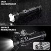 Professional Rechargeable LED Tactical Flashlight – Aluminum Alloy High Power Telescopic Zoom for Outdoor Camping and Fishing