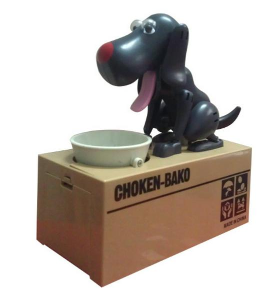 Креативная электрическая мультяшная копилка в виде собаки, поедающей деньги - Счастливая собака, подарок на день рождения для детей