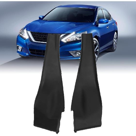 1Pair Front Cowl Extension Trim Cover Black Left Right Wiper Corner Cover Panel for Altima Sedan