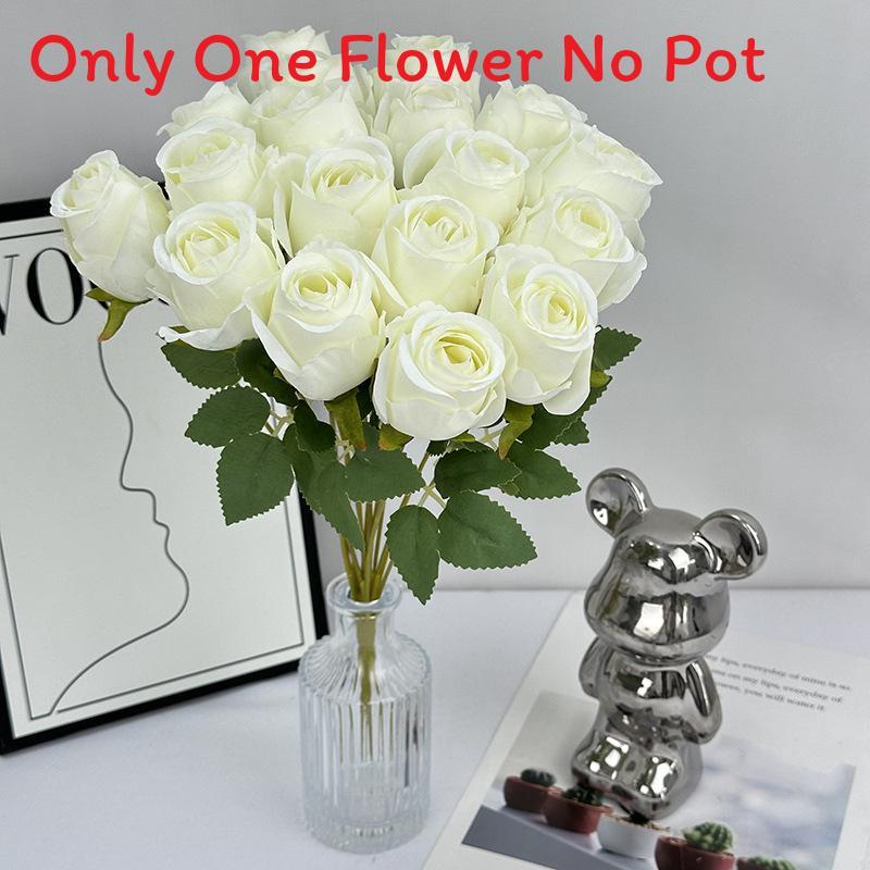 Цветок Роза Элегантный С Шелковистой Текстурой Для Свадебной Фотографии Декор Дом