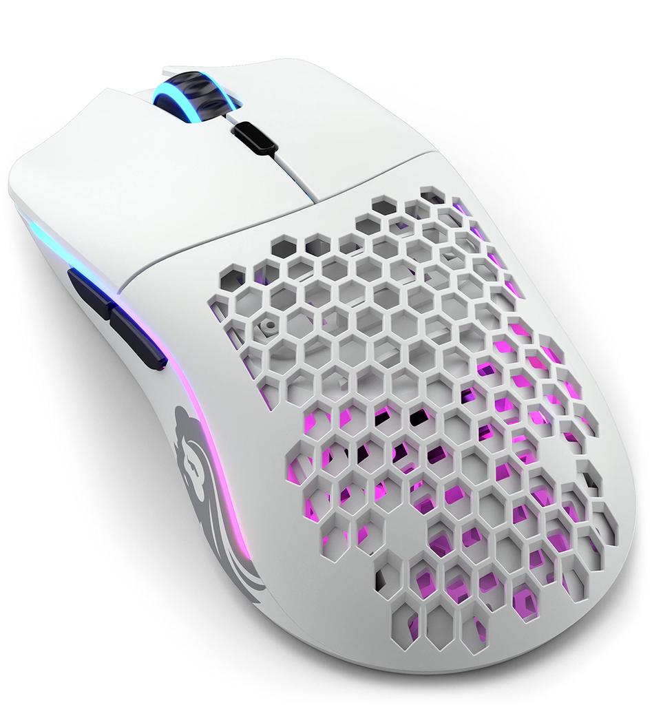 Glorious Gaming Mouse Model O Minus Wireless Matte White (Small Size)