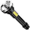 ABS Torch Outdoor Home Portable Searchlight Usb Rechargeable Cob Side Light High Power Strong Light Torch