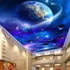 Фотообои 3d Mural Вселенная Звездная Земля Гостиная Диван Пол Зенит Обои