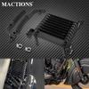 Motorcycle Black Oil Cooling Device Cooler Radiator Aluminum For  Indian Vintage Dark Horse Springfield 2021 Chief Classic 16-18