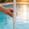 Inflatable Pool Cleaning Tool Telescoping Handle With Locking Mechanism For Home Use