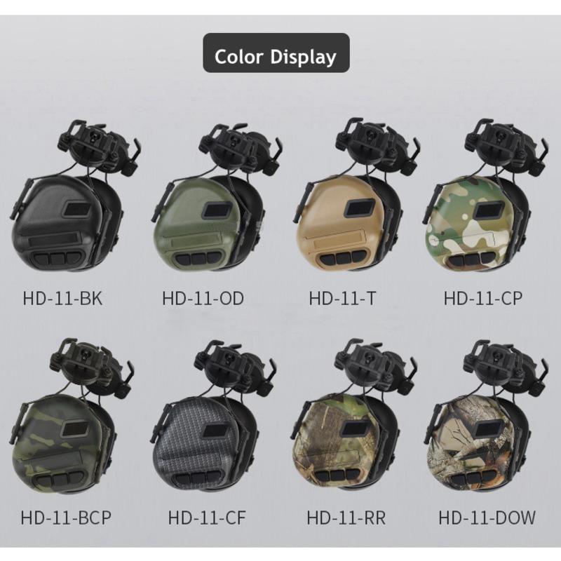 Шлем-гарнитура с шумоподавлением, звукосниматель, защита слуха, наушники для стрельбы, военные наушники для страйкбола