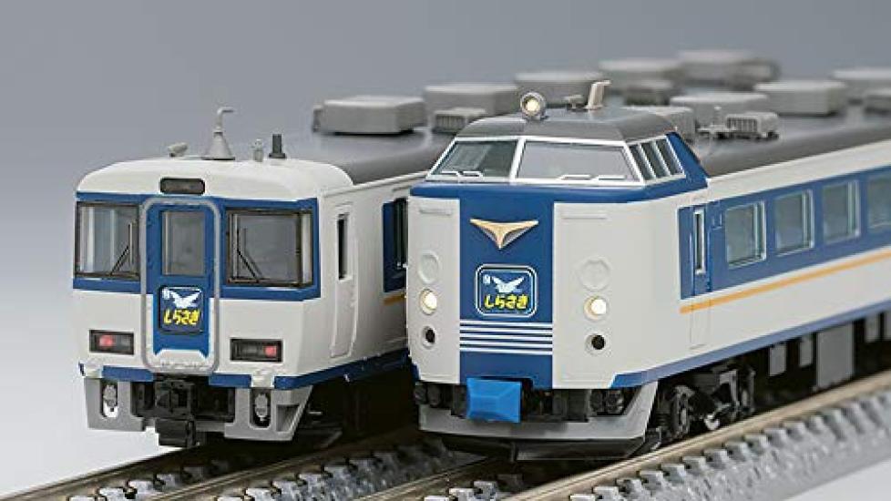 TOMYTEC TOMIX N Gauge 485 Series Limited Express Train Shirasagi New Paint Set C 3 Cars 98652 Модель поезда железной дороги