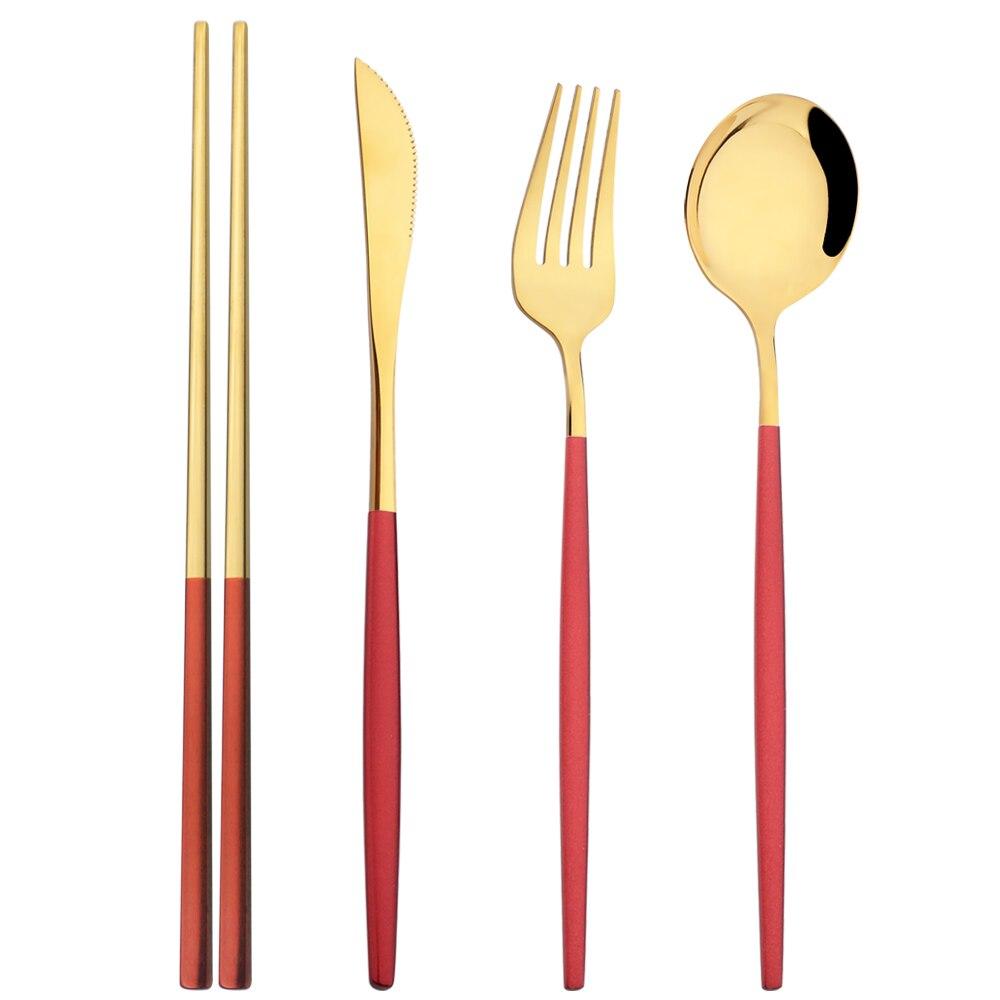 4 шт. серебряная посуда, зеркальная посуда, набор столовых приборов из нержавеющей стали, радужная вилка, ложка, 304 палочки для еды, посуда, набор столовых приборов в западном стиле