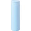 Wahei Freiz Бесшовная бутылка-кружка, пригодная для мытья в посудомоечной машине, 500 мл, светло-голубая, винтовая пробка, вакуумная изоляция, термо/холодная, RH-1690