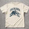 Okinawa Sea Turtle Shirt, Vintage Japanese Ocean Tee, Retro Beach Summer Apparel, Sea Life Lover Gift Top