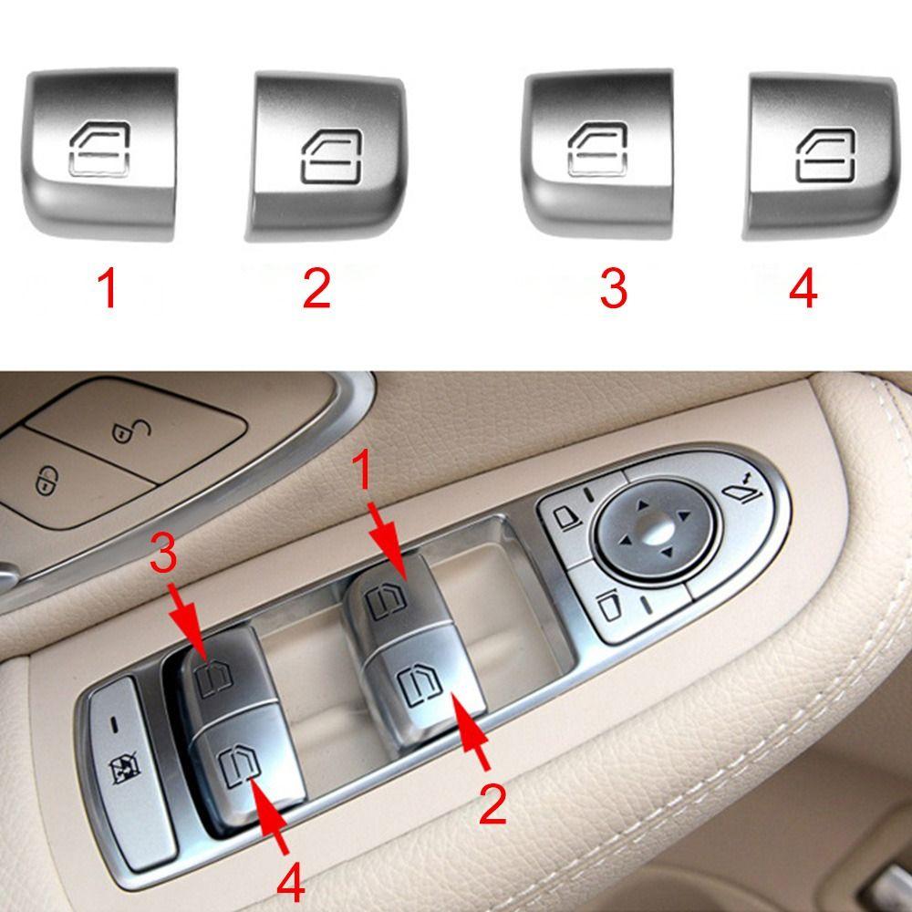Benz Button Caps Electric Master Window Switch Panel Master Console Glass Lift Control Switch