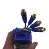 Автомобильный внедорожный стерео радио динамик провод 4-полосный RCA Hi/Lo преобразователь линейного уровня адаптер