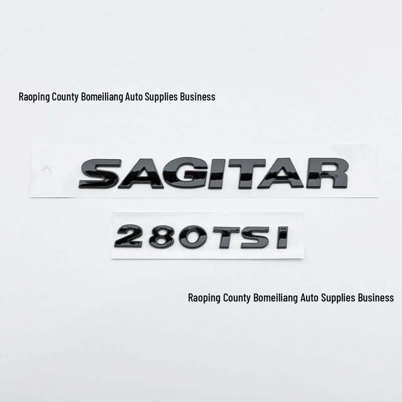 Volkswagen Sagitar 08-22 Черный 280TSI Набор задней эмблемы и наклейки с буквами