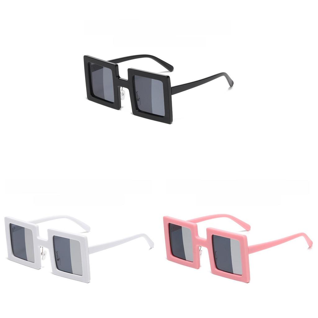 Modern Square Eyewear With Pc Frame And Colorful Silver Lenses For Casual Wear And Driving