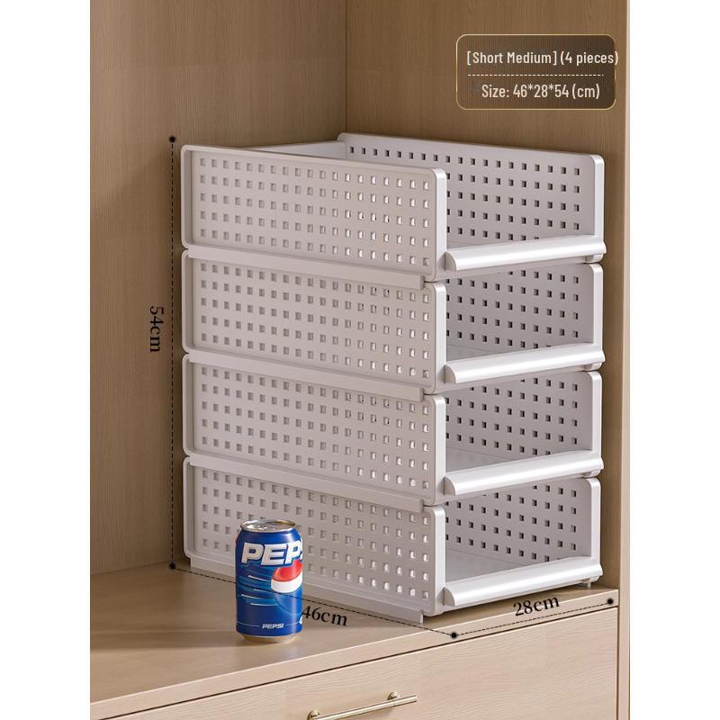 Wardrobe Partition Board: Adjustable Drawer-Style Clothes Organizer for Bedroom Storage