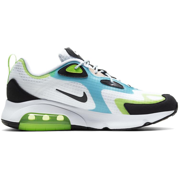 Nike Air Max 200 Белый Электрический Зеленый Оракул Аква CJ0575-101