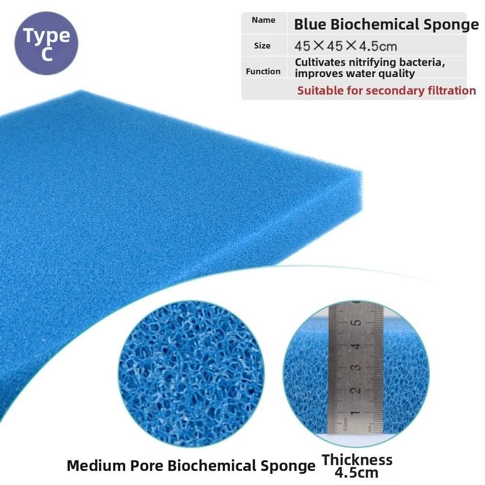 Reusable Fish Tank Filter Easy to Use Filter Sponge Durable Filter Cotton Aquarium Use
