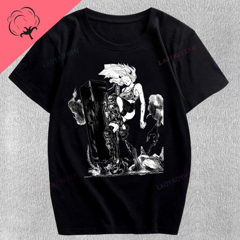 KaiUnisex Dorohedoro Японский Аниме Футболка Унисекс Женская 100% Хлопок Короткий Рукав Весна Лето Печать Графические Футболки