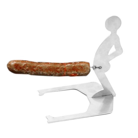 Подставка-решетка для жарки колбасок, подставка-держатель для хот-догов, забавная подставка для барбекю, антикоррозийная жаровня для хот-догов для кемпинга и вечеринок