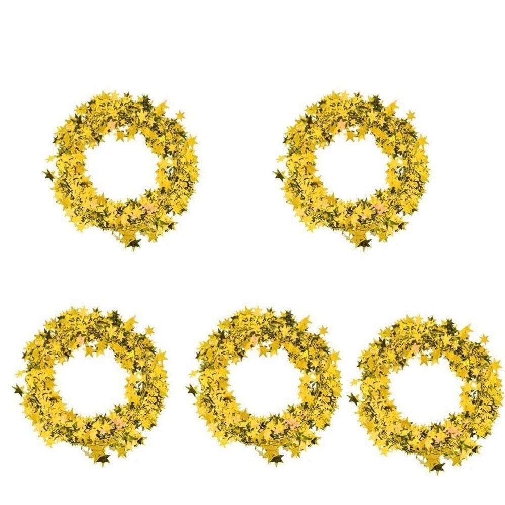 Праздничные принадлежности Праздничная атмосфера Рождественская гирлянда Блестящая звезда Подвеска Настенная дверь Декор Подвесные украшения для рождественской елки своими руками Главная