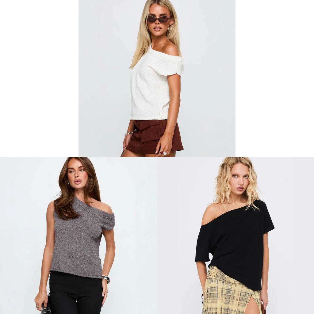 Street Style Womens Knit Camisole With Off Shoulder Design For Summer Fashion