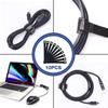 Data Cable Cable Management Sleeve Neoprene Network Cable Organizer  Computer Setup