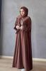 Islamic Wardrobe Women's Guipure Prayer Dress with Elastic Sleeves Standard Size