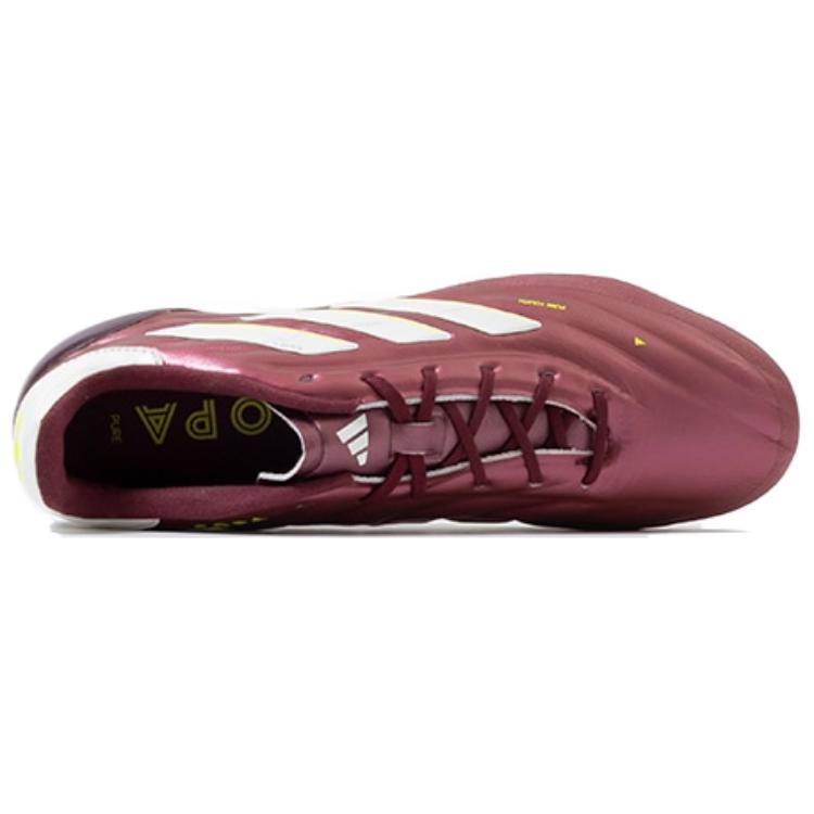 Adidas Copa Pure 2 Elite Comfortable Versatile Ag Hg Artificial Grass Natural Grass Non-Slip Durable Soccer Shoes Men Soccer Shoes Red ID8716