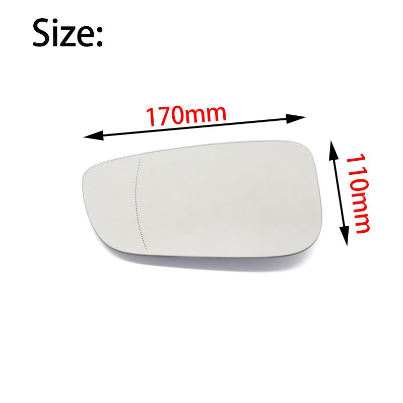 Зеркало заднего вида с дверным крылом, стеклянная зеркальная линза, боковое зеркало с подогревом, стекло для BMW 3, 4, 5, 6, 7, 8 G20 G21 G28 G30 G38 G32 G11 G12 G14