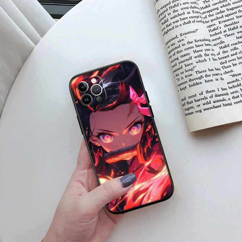 Чехол для телефона ED3 Anime Demon Slayer для Samsung A35 A25 A24 A15 A05S A05 M55 M35 M15 A06 A16 A02 A12 A13 A10 A20 A30 A22 A31 A32 A33 A41 A42 A50