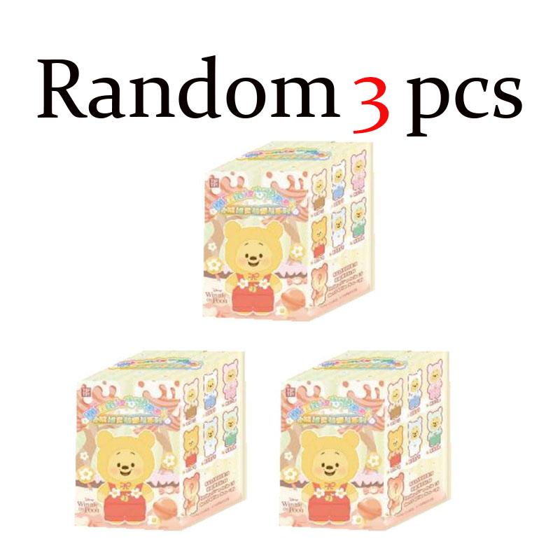 New Winnie The Pooh Candy Series Blind Box,Cute Vinyl Face Pendant Pupu Bear Doll Fashion Trend Toy Xmas Gifts