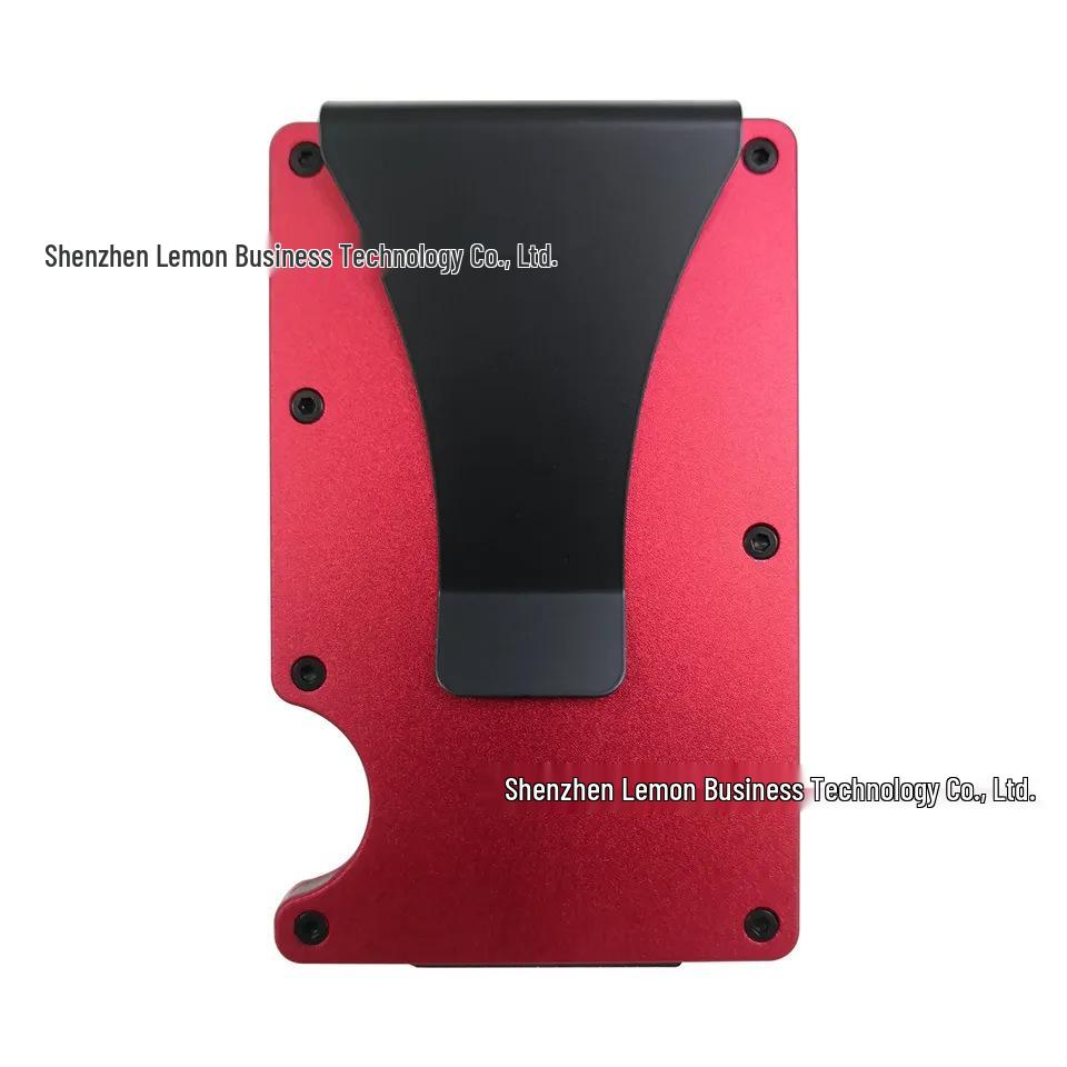 Ultra-Thin RFID Aluminum Alloy Anti-Theft Card Holder Wallet