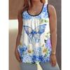 Women's Sleeveless Vest Creative Colorful Fashionable Loose Soft Leisure Summer Oversized Vest