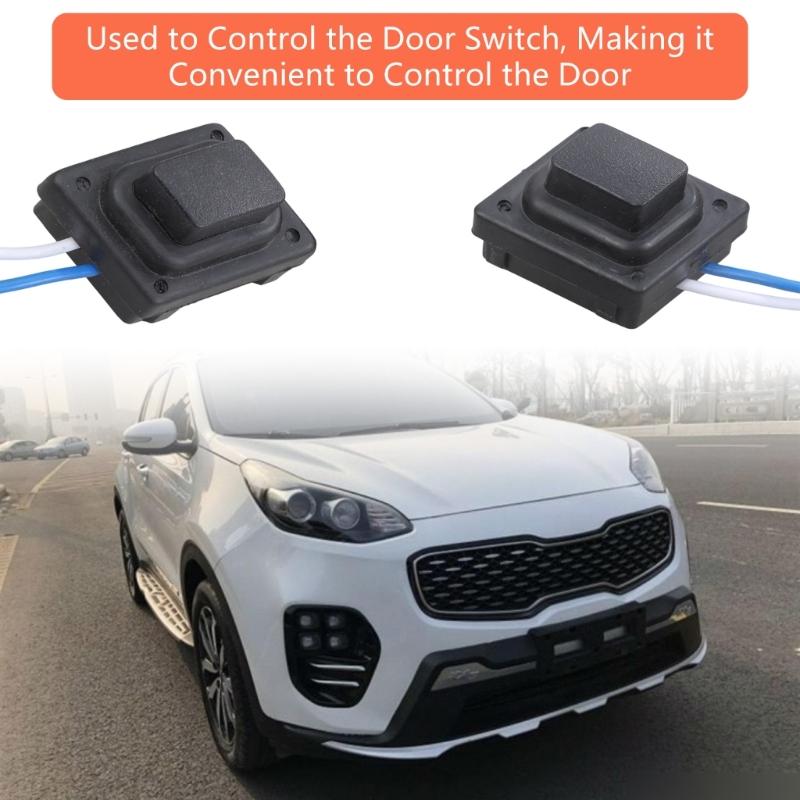 Front Door Electronic Button Switches Easy Installation ABS Exterior Handle Control Switches Simple Installs for Car  KX516
