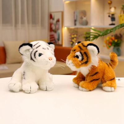 4Styles Simulation Baby Tiger Плюшевая игрушка Мягкая подушка для диких животных Лесной тигр Куклы для детей Мальчики Подарки на день рождения Валентин