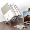 Portable Clear Acrylic Display Stand Holder Versatile Shelf Showcase Rack For Books Albums And Documents