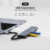 Высококачественный USB-хаб 7-в-1 USB C Док-станция USB 3.0 HD Картридер SD Тип C Хаб для ноутбука