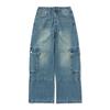 TRUERELIGION Фирменные брюки-карго Выстиранный индиго
