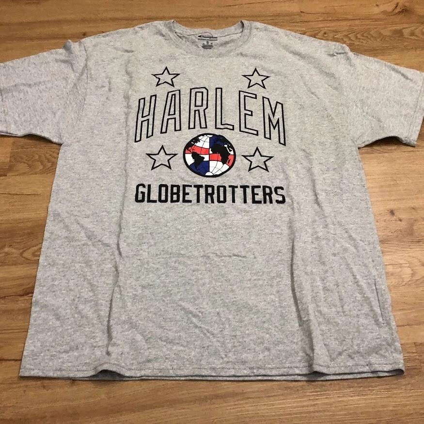 ВИНТАЖНАЯ подписанная футболка Harlem Globetrotters Мужская XL Серая Champion