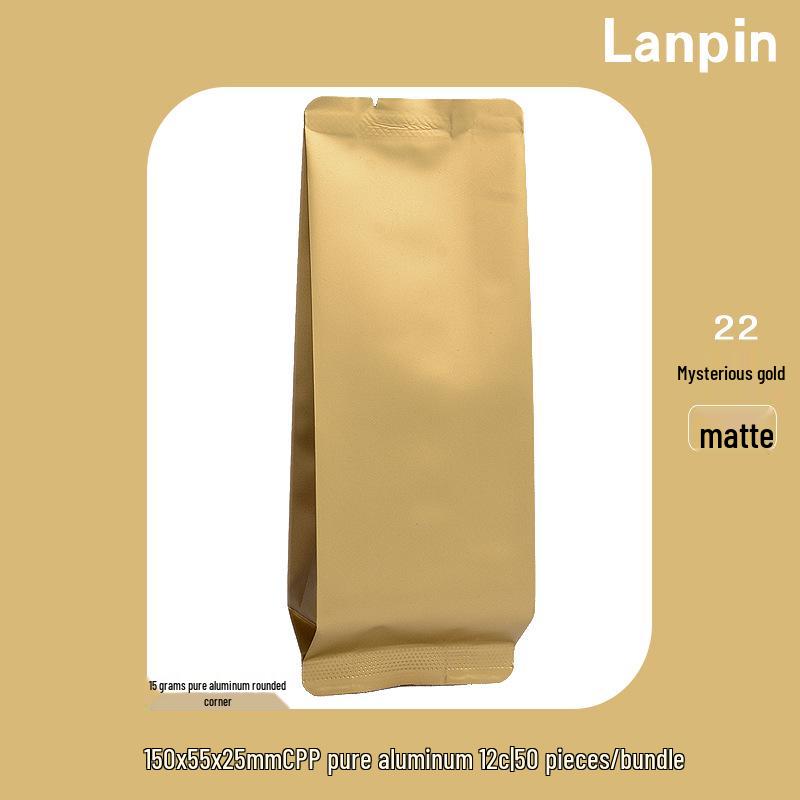 Премиальный алюминиевый фольгированный чайный пакетик для Яньча, черного чая, зеленого чая, корицы, Да Хун Пао