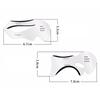 10pcs Pro Eyeliner Stencil Kit Eyebrows Template Shaping Tools Frames Card Eye Shadow Makeup Tool