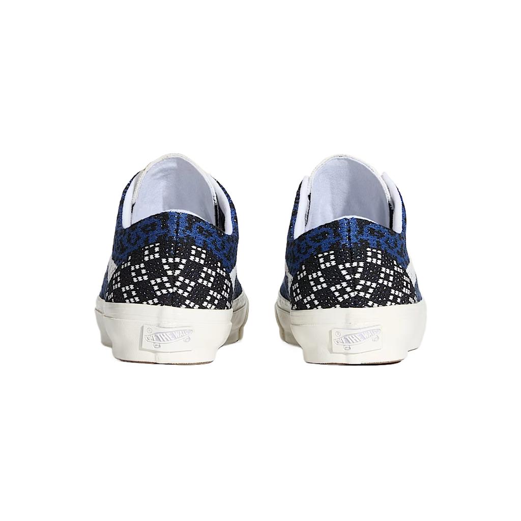 Vans Премиальный трикотажный набор Old Skool - Леопард Темно-синий Унисекс Кроссовки VN000EFKBX9