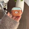 Fun and cute, easy to wear earphones bear self-deprecating bear AirPods Pro3 protective case, the new model is suitable for Apple's second generation