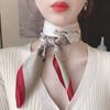 70cm Square Silk Scarf Women Thin Lightweight Korean Style Neck Wrap Fashion Accessory