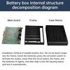 Power Bank Box 5V 9V 12V Выходная мощность для Чехла-аккумулятора для Телефона Планшета 6x Батарей 18650 ИБП Источник Бесперебойного Питания Электронный Набор