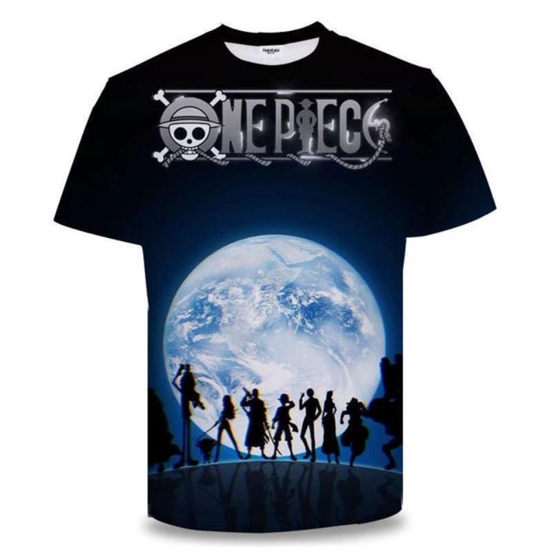 One Piece Zoro 3D Printing Anime Clothes Men's T-shirt Spring and Summer Short Sleeve Men's Trendy T-shirt Tops